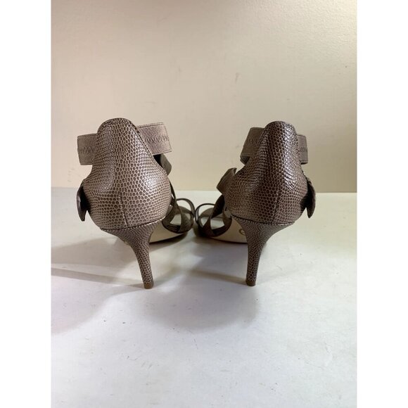 MICHAEL Michael Kors NEW! Wendy Strappy Stretch Sandal Lizard Beige 8 - Picture 6 of 8